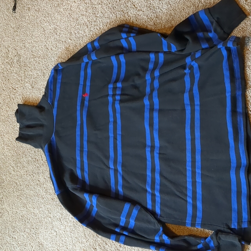 Polo Ralph Lauren Long sleeve sleeve turtle neck striped t-shirt size large
